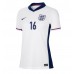 England Conor Gallagher #16 Replica Home Shirt Ladies Euro 2024 Short Sleeve